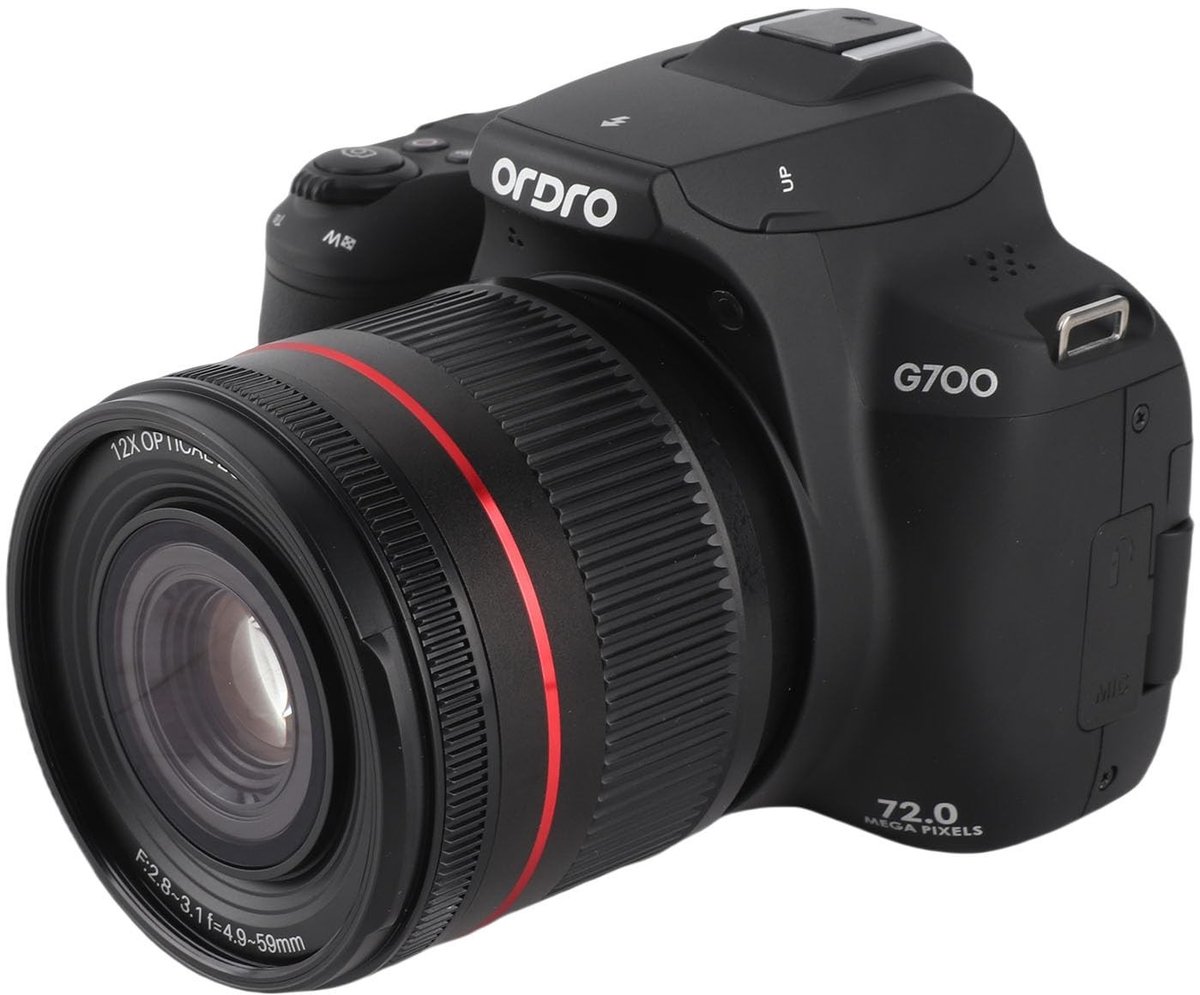 By shayne - 4K Digitale Camera - Compacte Fotografie Camera - Vlogcamera met Flip-screen - 64MP Beeldkwaliteit - WiFi Verbinding - Ideaal voor Creati.