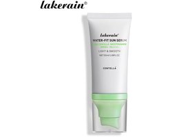 Lakerain® SPF50+ PA+++ Zonnebrand Gezicht & Lichaam | Centella Asiatica Sun Serum | Hydraterende Zonnecrème | Waterbestendige Sunscreen | Anti Aging UV Bescherming | Korean Skincare Sunblock | Geen Waas & Niet Vet | Niacinamide SPF50 Zonbescherming