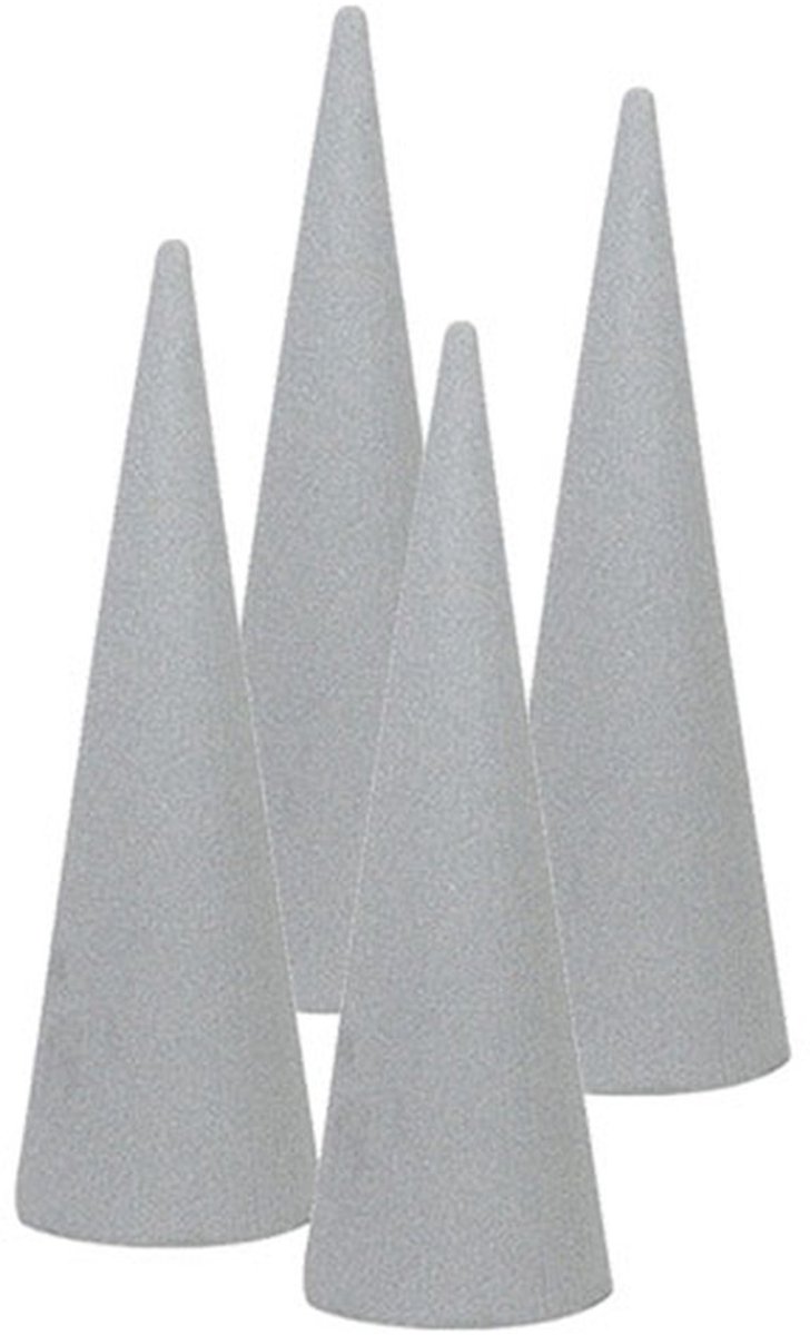 Steekschuim SEC kegels 32cm 4 st, 4 Stück