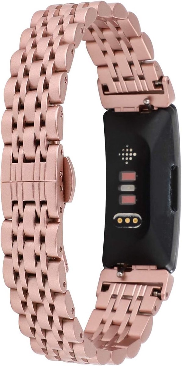 Verstelbare RVS Vervangband voor Fitbit Inspire 2 - Stijlvolle en Duurzame Polsband voor Fitness Tracker Accessoire thumbnail 3