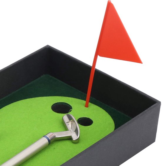 Dailygoody - Mini Golfclubs Putterreeks - Mini Kantoor Desk Games - Golfpen Putter Green Indoor - Golfmatten voor Nieuwigheid Golfspeler - Perfect cad.. van Merkloos — afbeelding 2
