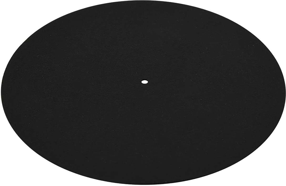 Elzusha - Platenmat - Antistatisch - Vermindert Ruis - 29 x 29 cm - Slipmat - Voor Platenspelers - Ultradun