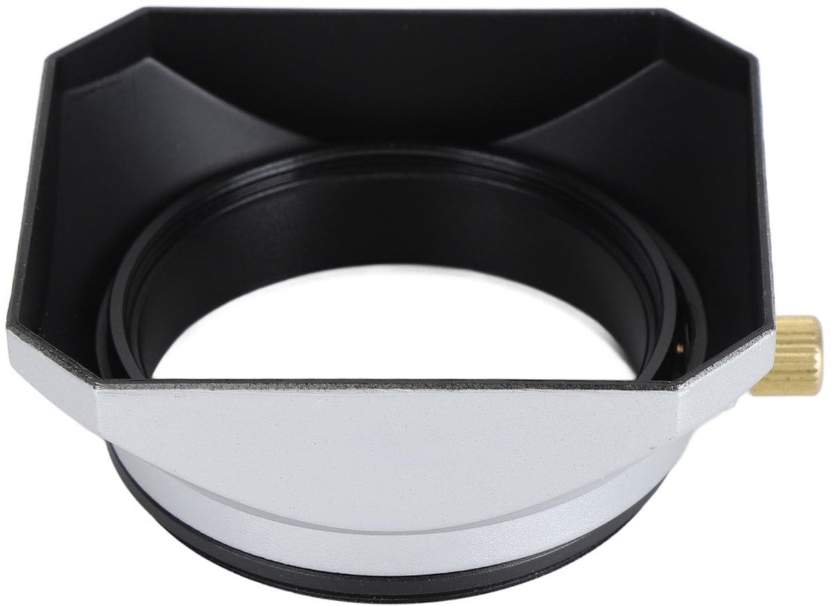 Elzusha - Camera Zonnekap - Universele Aluminium Zonnekap - Matte Afwerking - 52 Mm - Fotografie Accessoire - Geschikt voor Groothoeklens - Retro D...