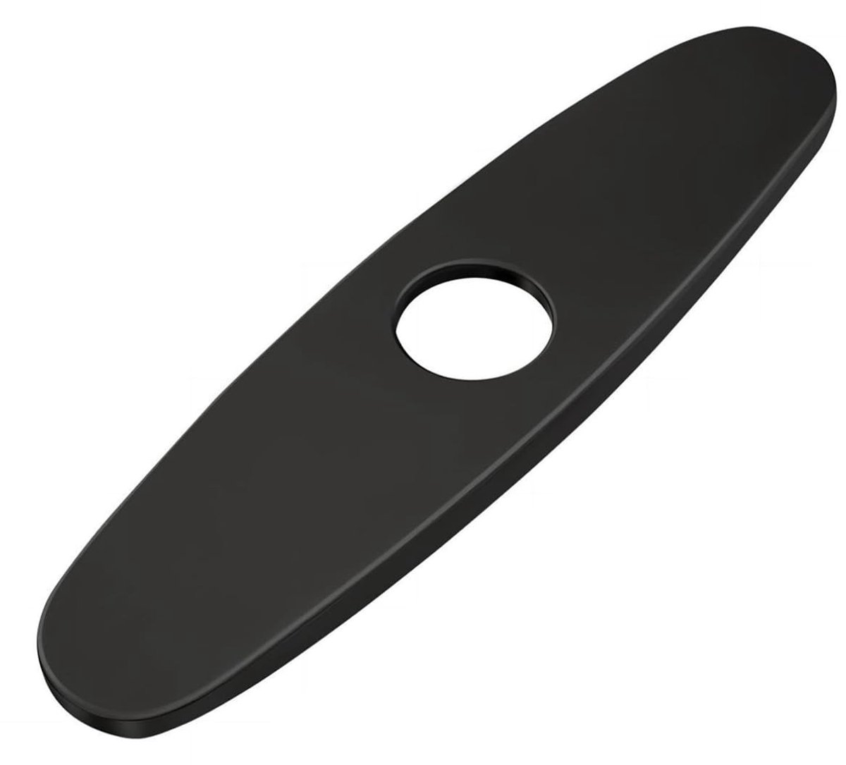 Dailygoods - kraangat afdekkingsplaat - dekplaat - Duurzaam en stijlvol - Zwart - Geschikt voor keuken en badkamer - 10 inch