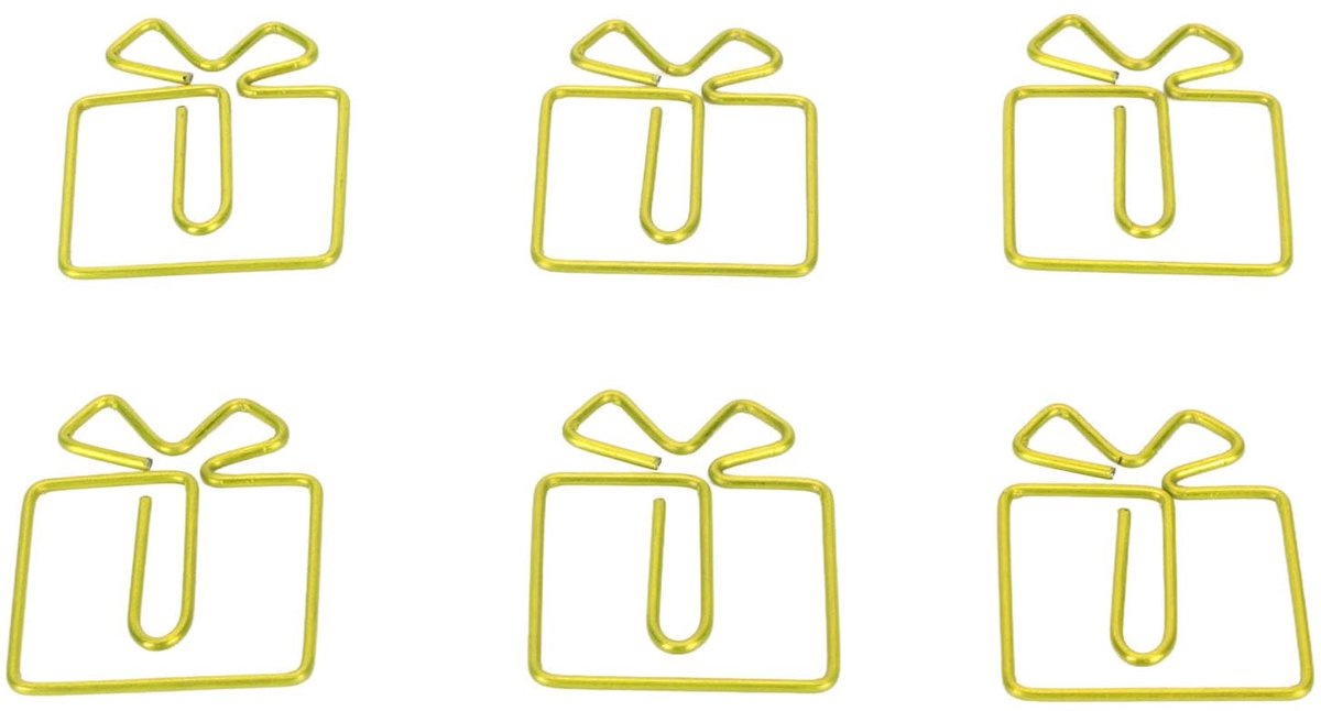 Dailygoods - Kerstmis Paperclips - Feestelijke kantooraccessoires - Roestbestendig en kleurvast - 100 stuks - Perfect voor kerst - Uniek geschenkdooso