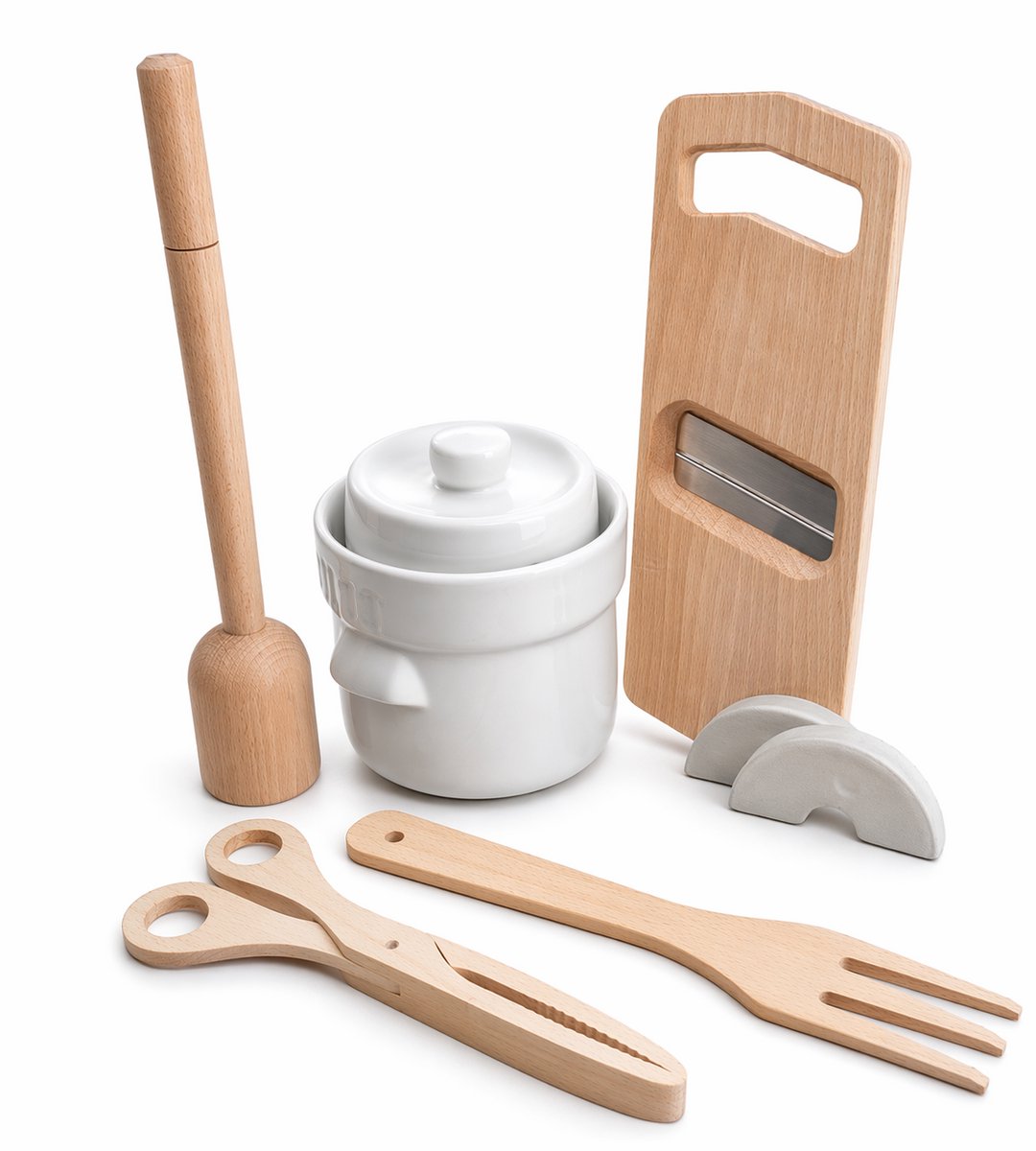 Natuurlijker leven® Startpakket fermenteren 1 liter Creme-Modern - imaken
