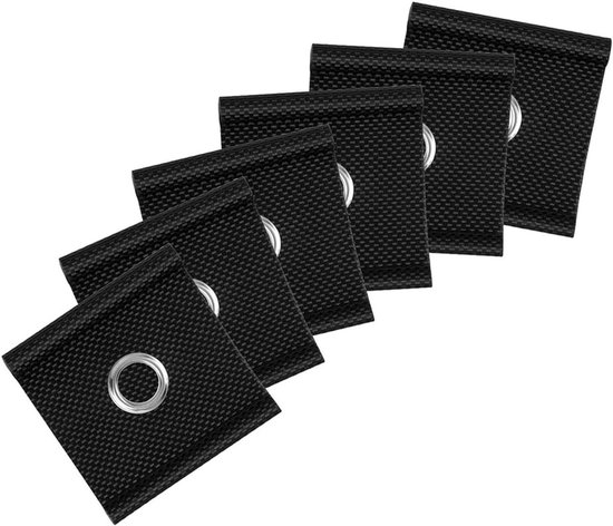 12 Pack Piping Eyelet S-Hooks - RV Shelter Hooks - Awning Hooks voor 5/6mm, 7/8mm Piping Rails - Caravan en Camping Canopy Piping Hooks (Black) — afbeelding 5