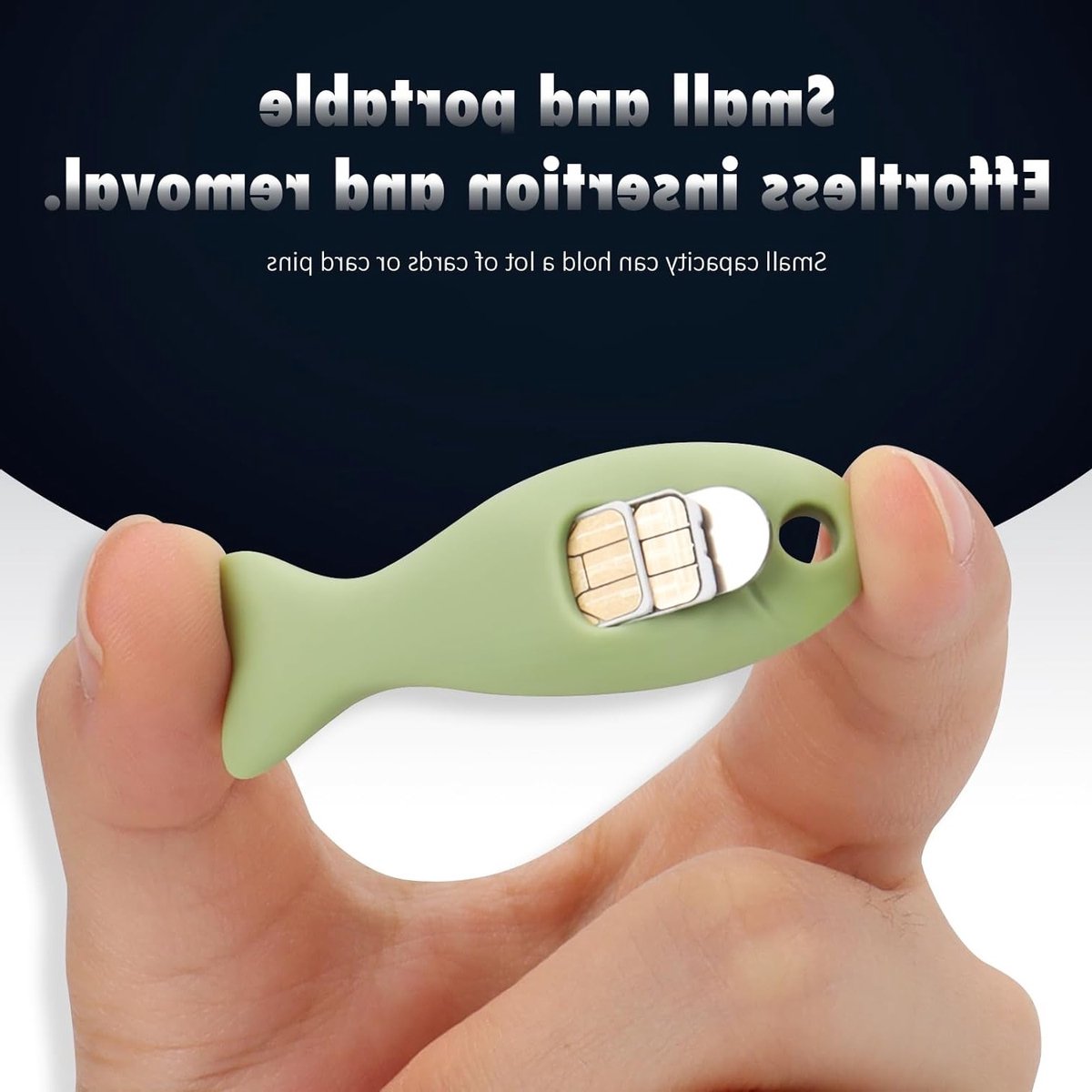 4-Pack SIM Kaart Verwijder Tool met Geïntegreerde SIM Kaart Geheugen: Inclusief Uittrekpennen voor iPhone en Android Smartphones