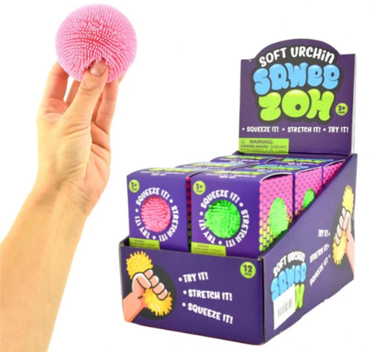 Squeeze Ball — Soft Urchinm - fidget
