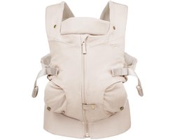 Voksi Draagzak Huddle - Draagzak - Babydrager - Draagzak Baby - Buikdrager - Newborn draagzak - Draagzak pasgeborenen -Cream