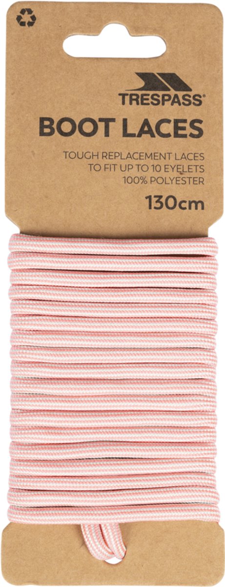 Trespass Laces 130 - Round Laces 130cm Pink