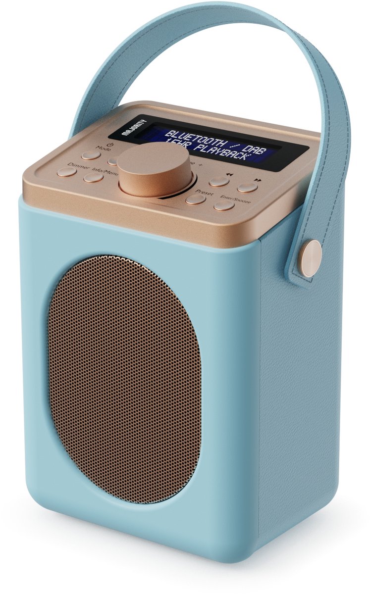 Majority Little Shelford - Draagbare Radio - Bluetooth - DAB+/FM - Blauw