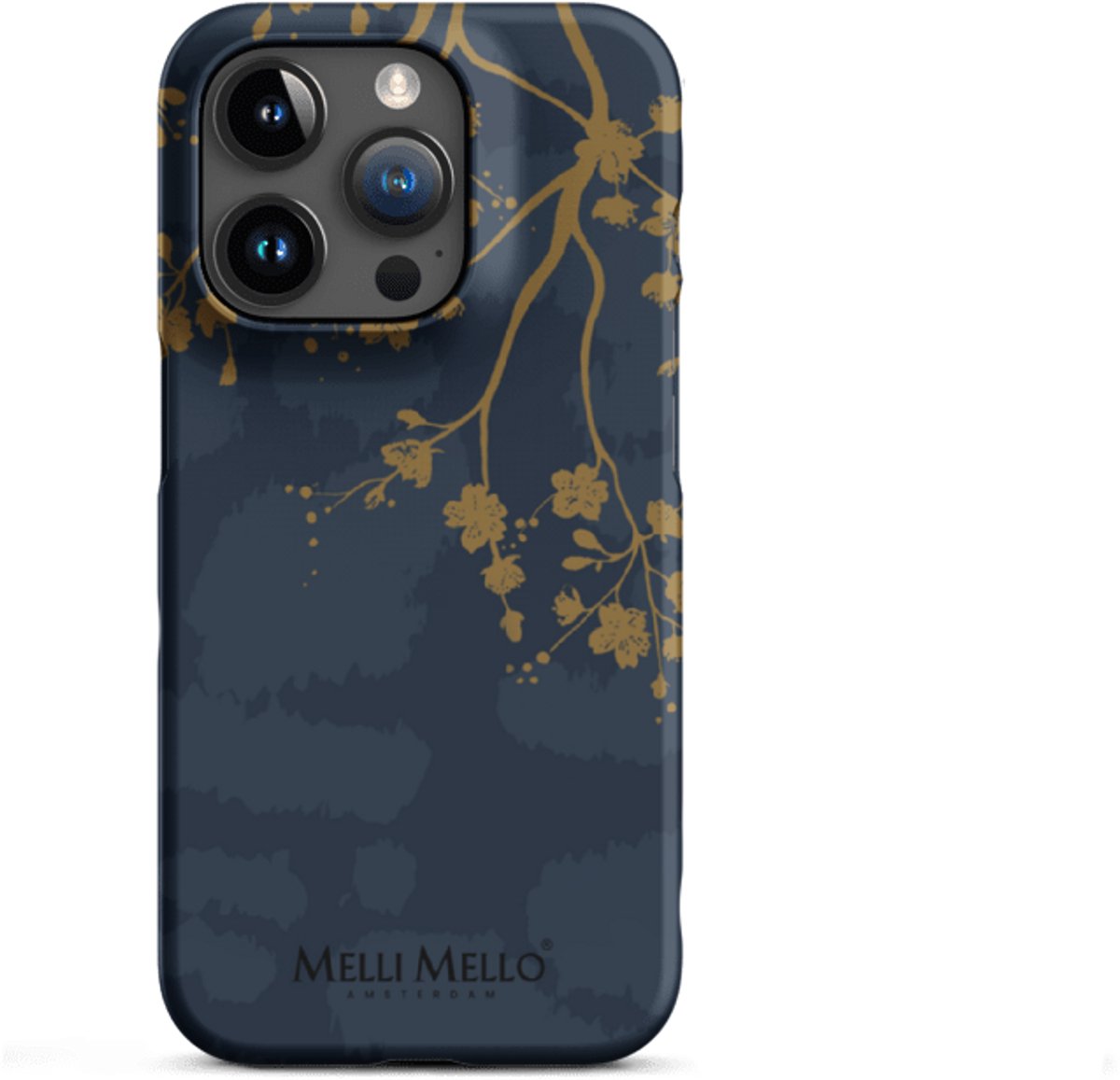 Melli Mello Telefoonhoesje Golden Branch (Hard Case) - Apple iPhone 15 Pro