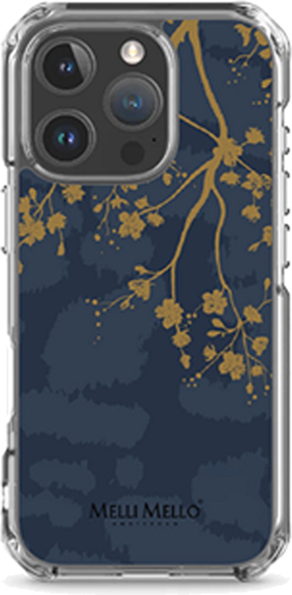 Melli Mello Telefoonhoesje Golden Branch (Soft case) - Apple iPhone 16 Pro