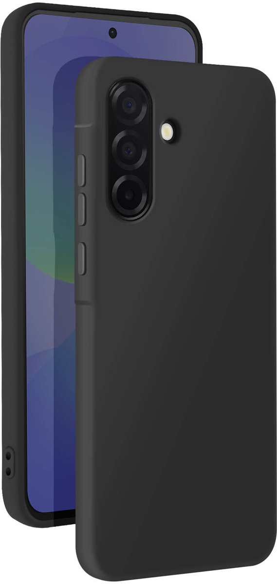 Akashi, Hoesje Geschikt voor Samsung Galaxy A37 Matte Siliconen Dunne Bescherming, Zwart