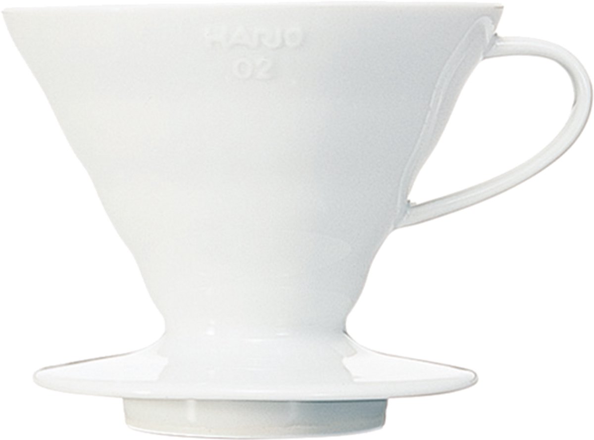 HARIO V60 Dripper - 02 Size - Keramiek - Wit