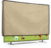 19-80in Indoor Stofdichte Tv-hoes Lcd/led-beschermhoes Tv-stofkap Display Beschermhoes Stofdichte Tv-schermbeschermer(Size:24in(59x35cm),Color:A