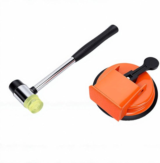 Vloer Spleet Fixer - Laminaat Reparatie - Vloeren Herstellen - Sterke Zuignap - 118mm Zuignap - Zwart — afbeelding 2