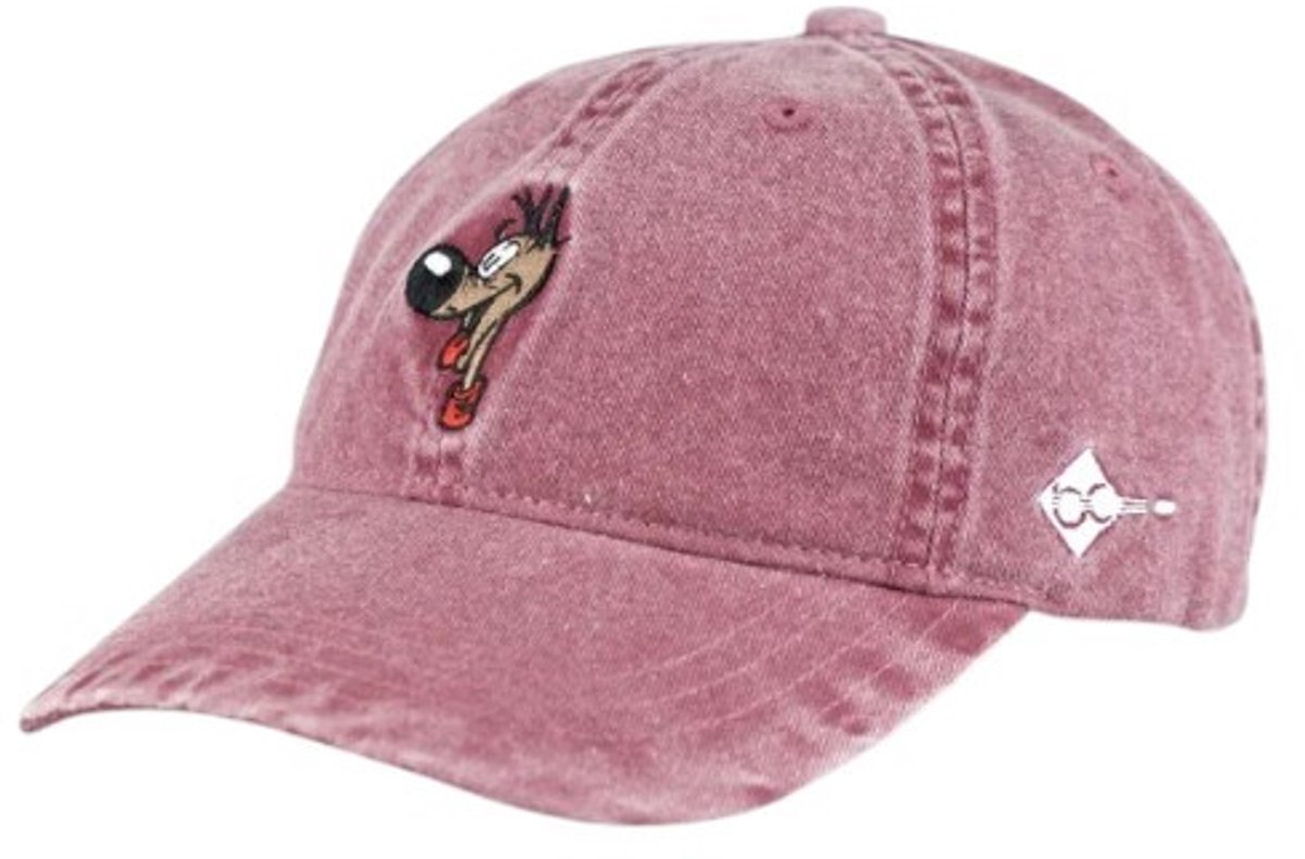 Lucky luke cap - Bavarian Caps - Roze / lichtpaars - Rantanplan de hond - 56 cm