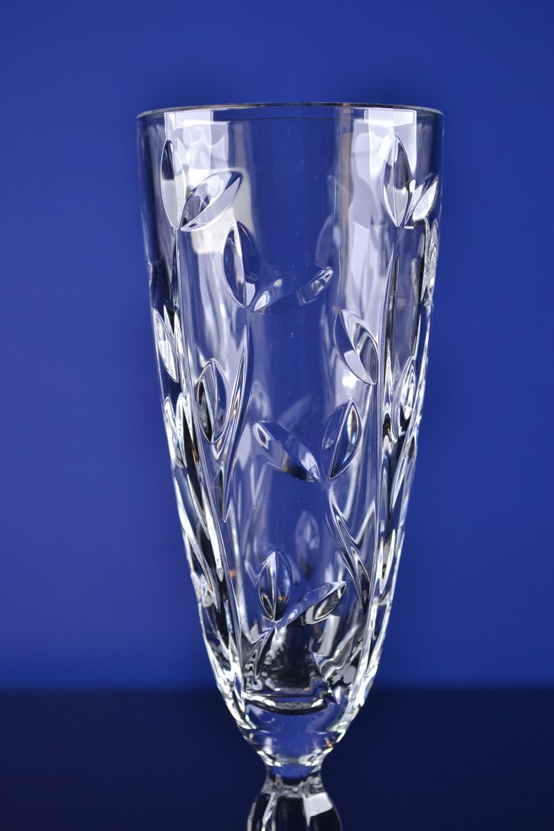 Luxe Kristallen Champagneglazen – Set van 2 – 16 cl