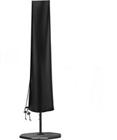 Waterdichte parasolhoes - Rechte parasolhoes - Regenhoes voor parasol - Terrasparasolhoes - Waterdichte parasolhoes - Beschermhoes van 210D Oxford-stof - Zwart - 25*35*183 cm