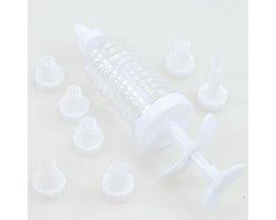 9 Delige Decoratiespuitset met 8 Mondstukken - Taart Decoratie Spuiten voor Cake en Snacks