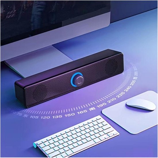 Home Theater Geluidssysteem - Computer Soundbar - Film Kijken - 4D Surround Geluid - Compact Ontwerp - Zwart van home — afbeelding 4