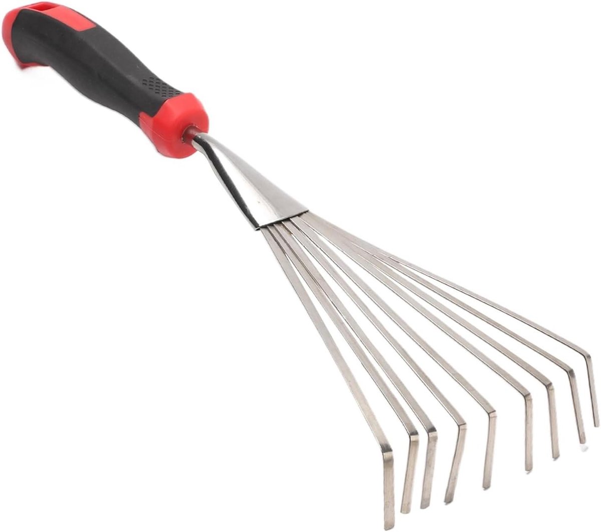 Handhark Tuin - Onkruidsteker Bodemluchter - Bloembedden Verzorgen - Roestvrij Staal - 13.5 cm - Zilver