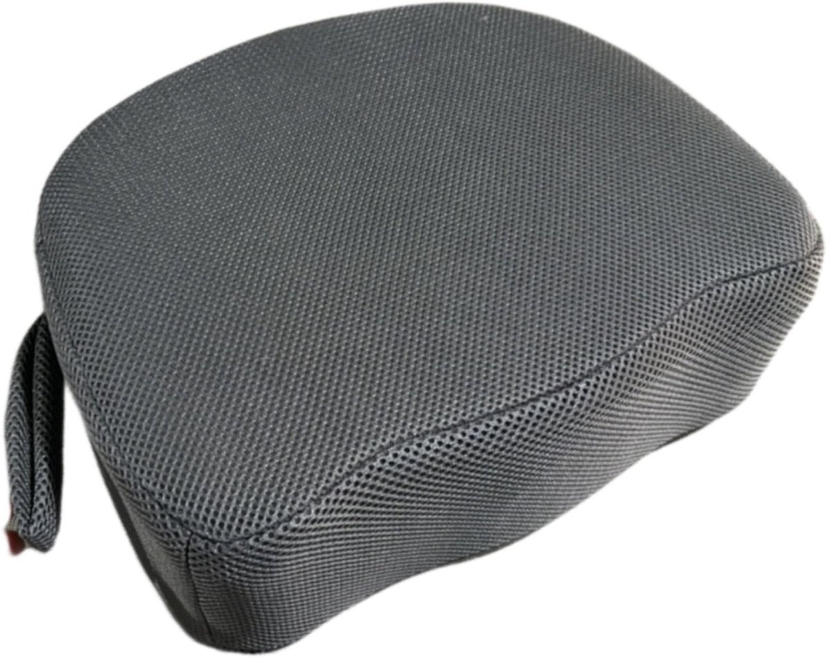 Verhoog je comfort met een gewogen spa booster seat kussen, antislip onderkant, 35 x 12 x 5 Inch - 3D luchtmesh, wasbaar voor binnen en buitengebruik (Grijs)