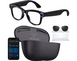 Vizon Camera Bril met Sony 8MP - Smart Glasses 4K - Verborgen Camera Bril - Spycam met WiFi en Bluetooth - IP67 Waterdicht - NL-app