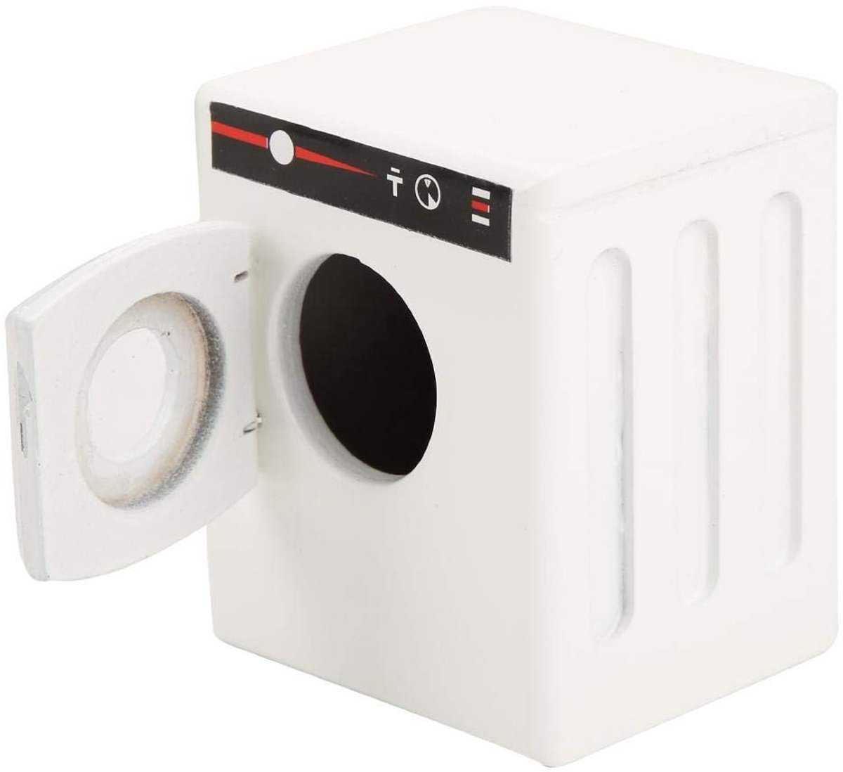 MTTproducts- Poppenhuis Wasmachine Houten Model - Mini Wasmachine - Meubelaccessoires - 1:12 Poppenhuis - DIY Speelgoed - Afmetingen (lxbxh)