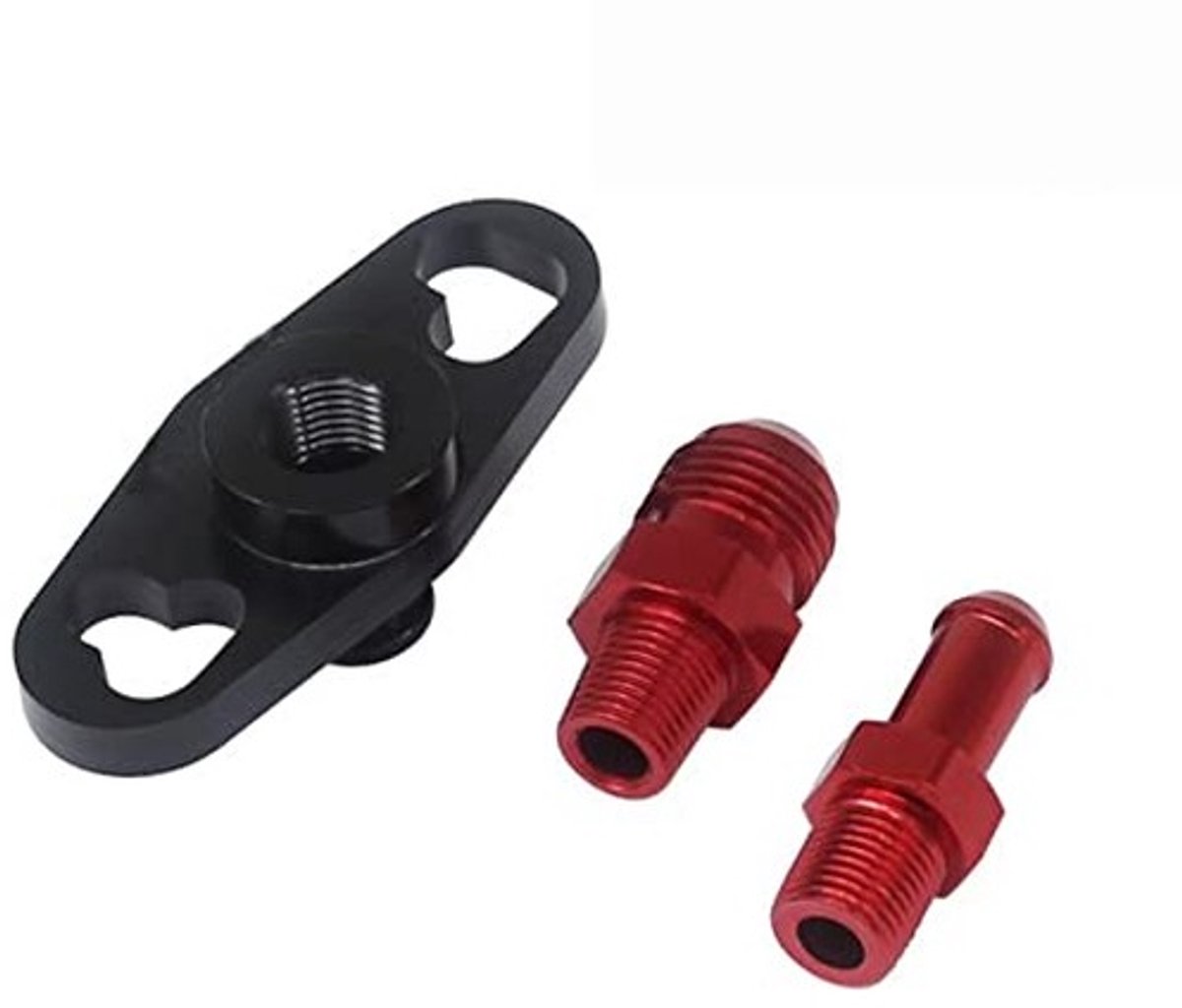 MTTproducts - Brandstofrail Adapter voor Drukregelaar met Fittingen