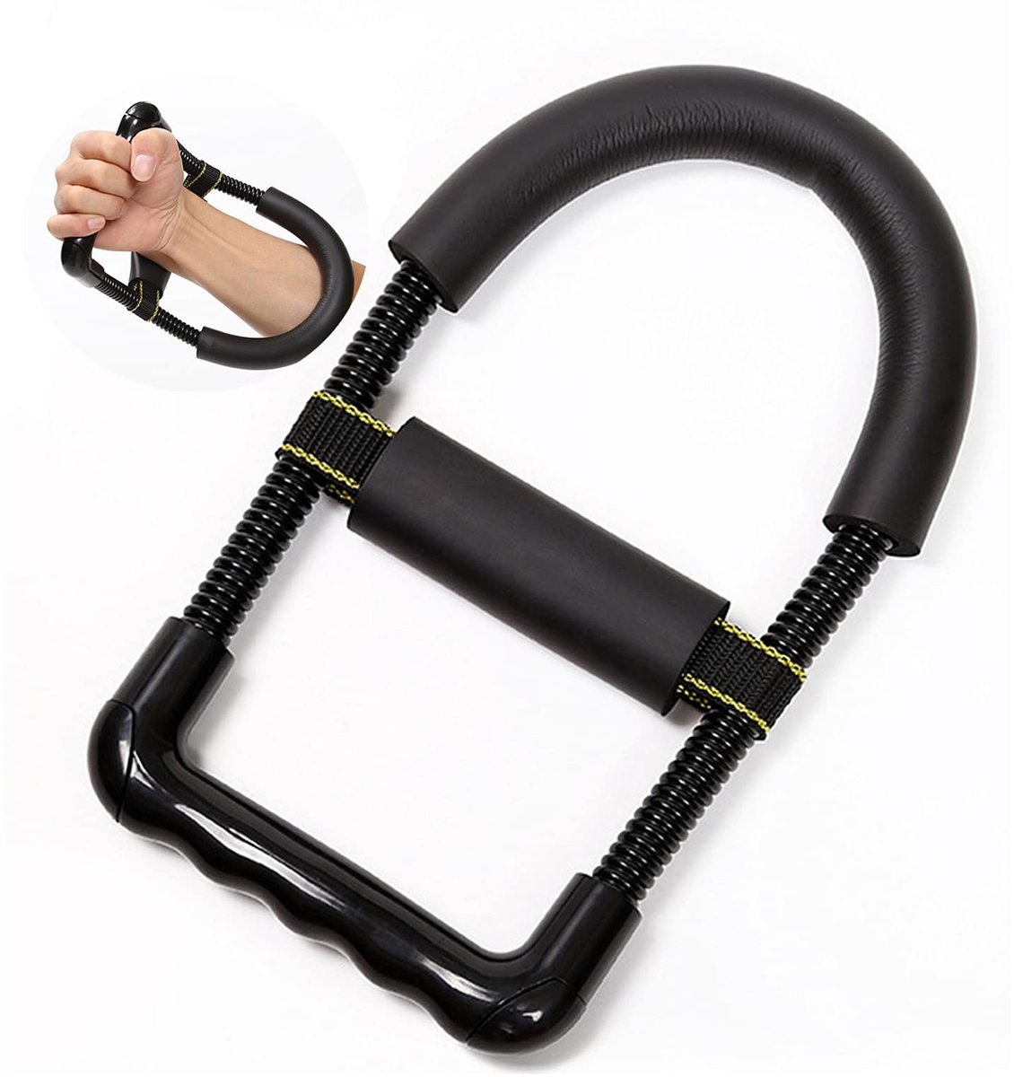 MTTproducts- Handtrainer Lichtgewicht - Handknijper - Onderarmversterker - Gripversterker - Vingertrainer - Ergonomische Grip - Griptrainer
