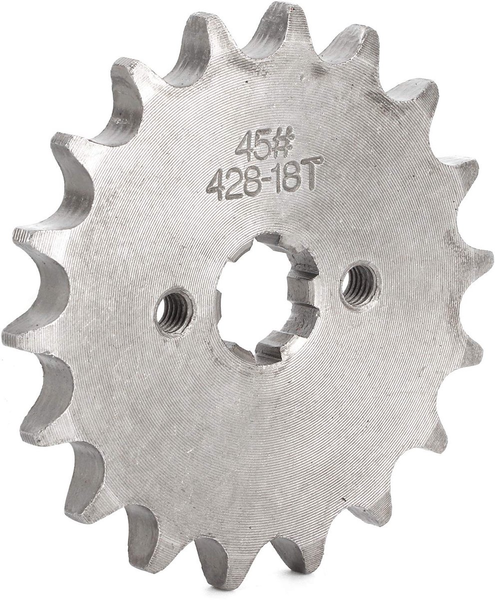 MTTproducts- Voortandwiel 18 Tanden - Tandwielen - Vervanging voor PIT PRO Trail - Schakelprestaties - Schokbestendig - Hoogwaardige materialen - Tandwiel