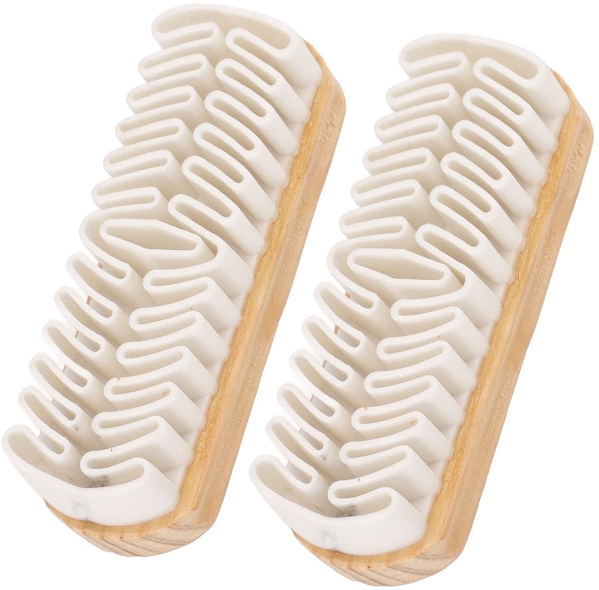 NTH products- Suède Borstel - Schoenborstel voor buiten - Uitpoetsborstel - Suède borstel voor schoenen - Schoenborstel set - 2-pack
