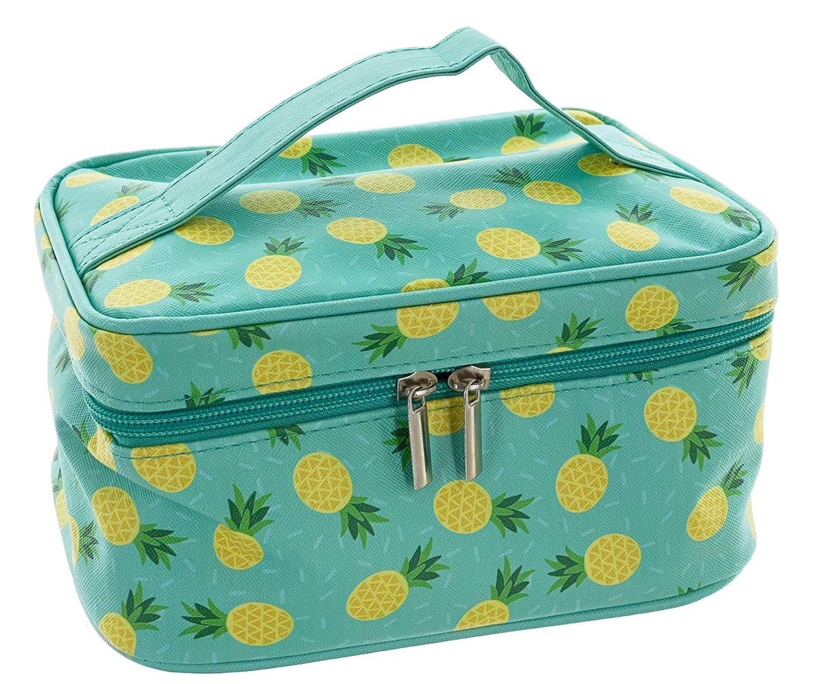 MTTproducts- Cosmetische Tas Ruim - Make-up Tas met Spiegel - Toilettas - Opbergtas - Waterafstotend - Handvat - 20 x 14 x 11 cm - Make-uptas