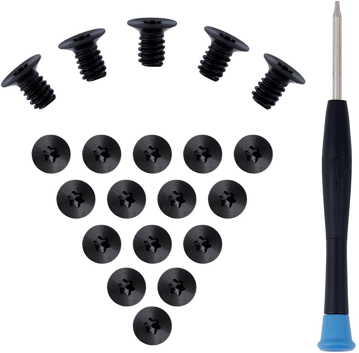 MTTproducts- Schroevenset voor Minimalistische Portemonnee - Reserveschroeven - Schroevendraaier - Roestvrij Staal - Multi-formaat - Brede Compatibiliteit