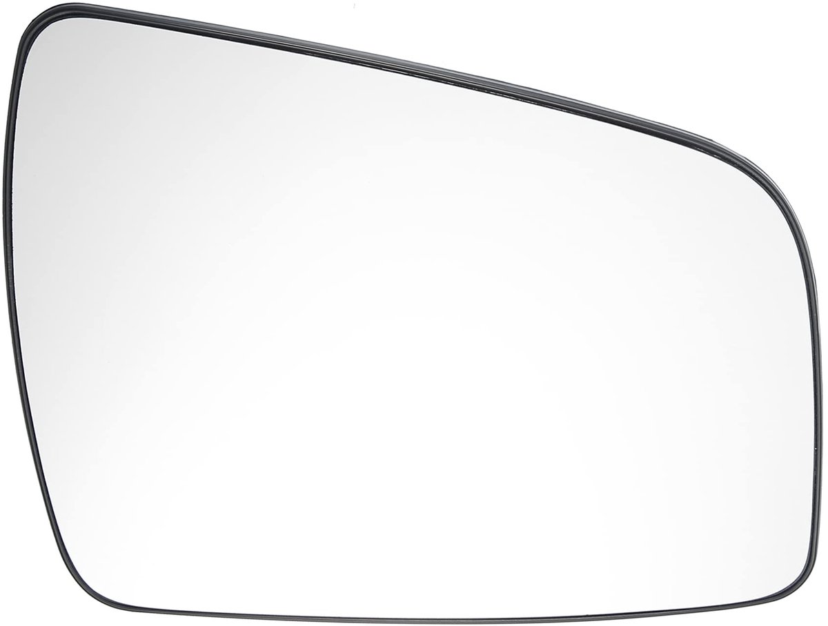 MTTproducts - Vervangende Spiegelglas - Verwarmd - Voor Opel Zafira B - Inclusief Achterplaat - Rechts - OE-nummer 1428378
