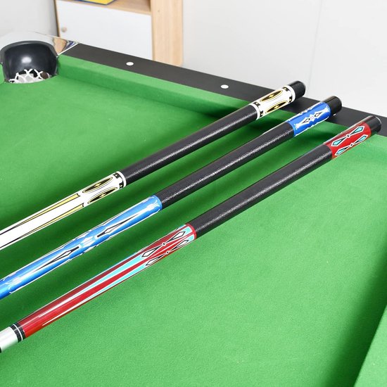 Set van 2 biljartkeu's van esdoorn met linnen coating - 147,3 cm — afbeelding 4