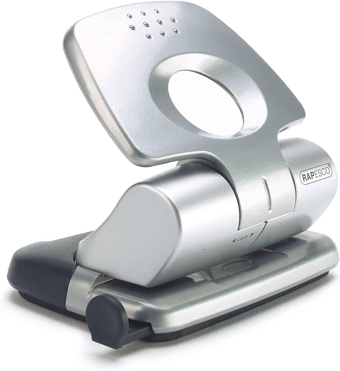 Rapesco Zero-20 2-gats perforator - 20 vellen capaciteit - Zilver