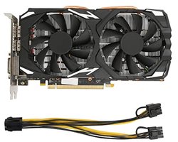 Gaming Grafische Kaart 8GB - RX 580 met 8K Ondersteuning en Dubbele Koelventilator