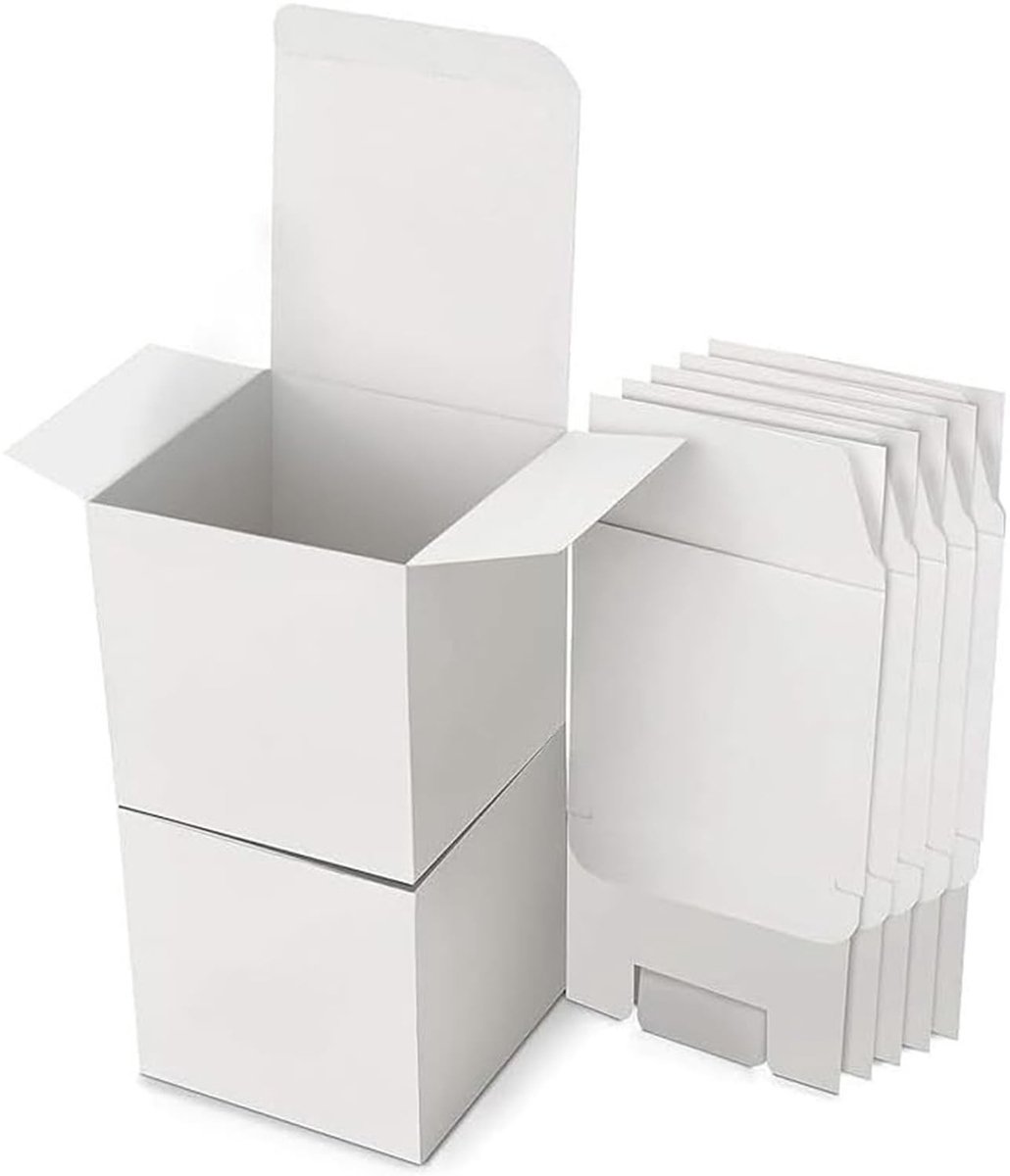 Cosensi- Geschenkdozen 15 stuks - Kartonnen Dozen met Deksel - Vierkante Dozen - Cadeauverpakking - Milieuvriendelijk - 15 x 15 x 15 cm