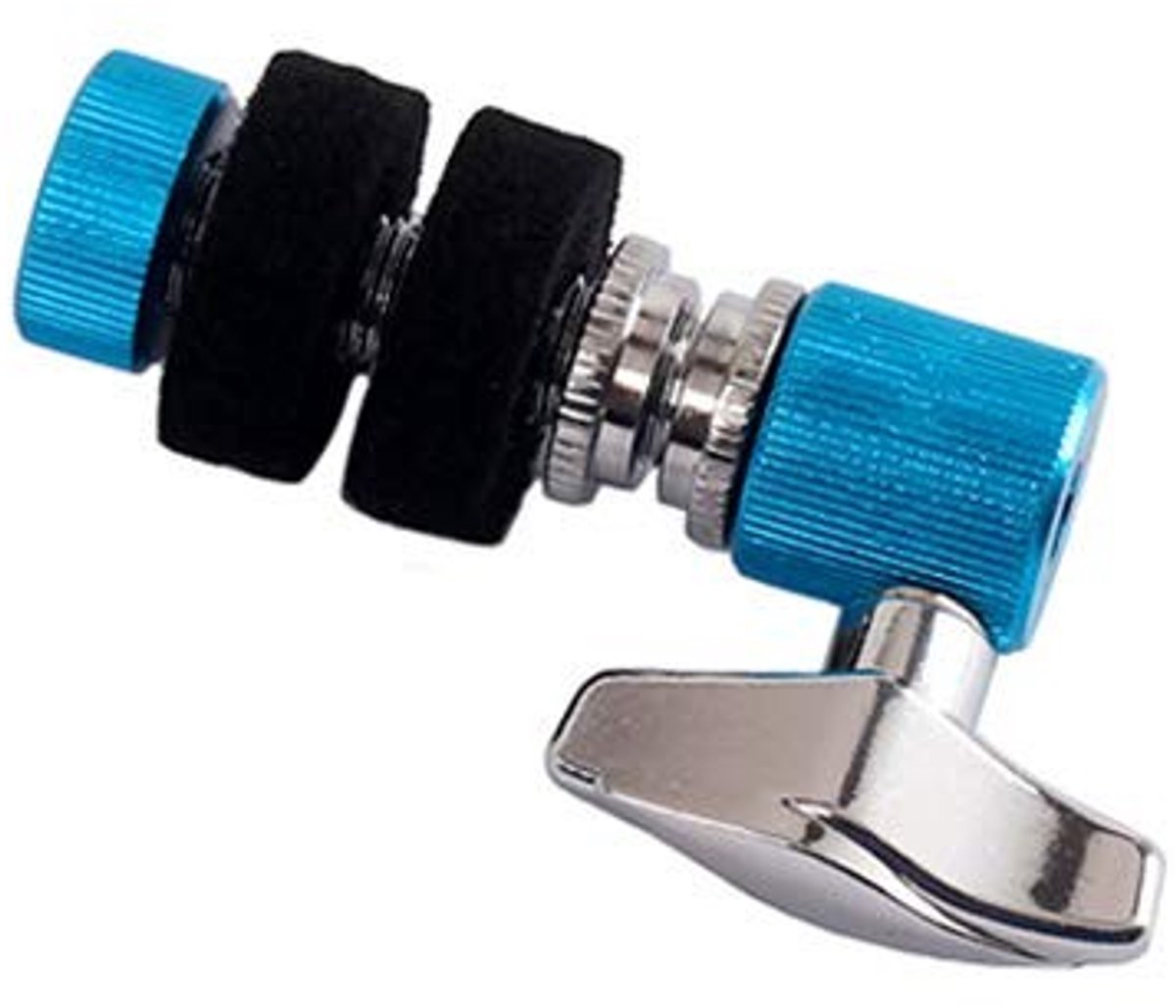 Cosensi- Hi-Hat Clutch - Hoogwaardig Materiaal - Standaard voor Hi-Hat Bekken - Jazz Drum Accessoire - 76,5 x 30 x 22 mm - Gemakkelijk te Installeren - Cymbal Clutch