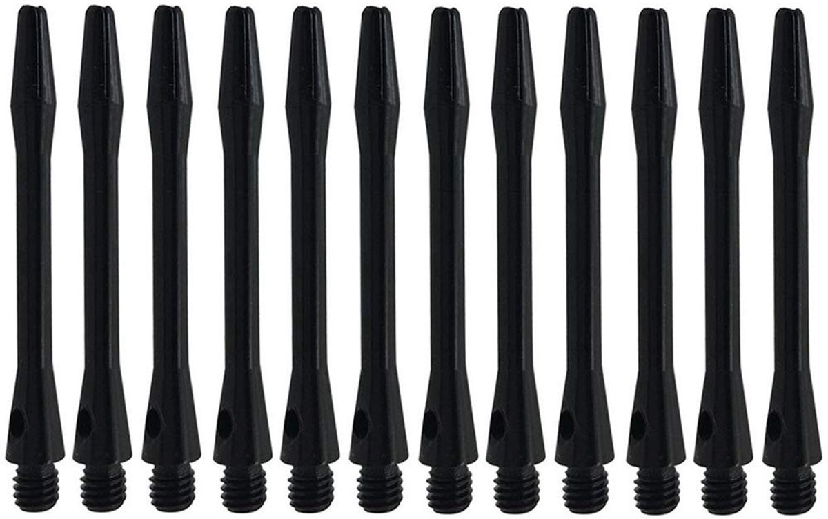 Cosensi- Dart Shafts Aluminium - Medium - Set van 12 - 45 mm - 2BA Draad - Lichtgewicht - Schokbestendig - Dartpijlen