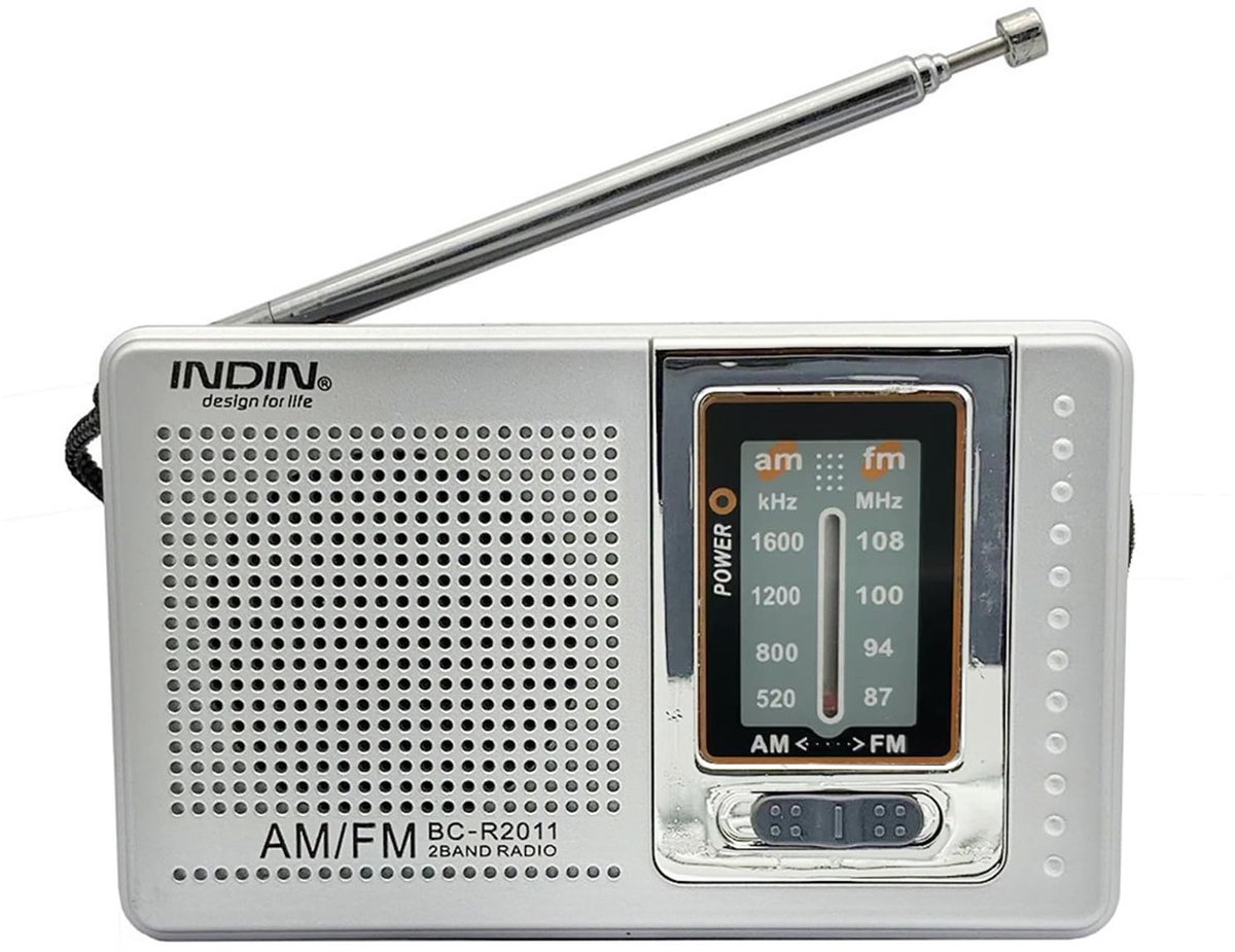 Cosensi- FM-radio met ingebouwde luidspreker - Draagbare Radio - Helder Geluid - Geavanceerde Chip - Ideaal voor Reizen - ABS-Kunststof - Handradio