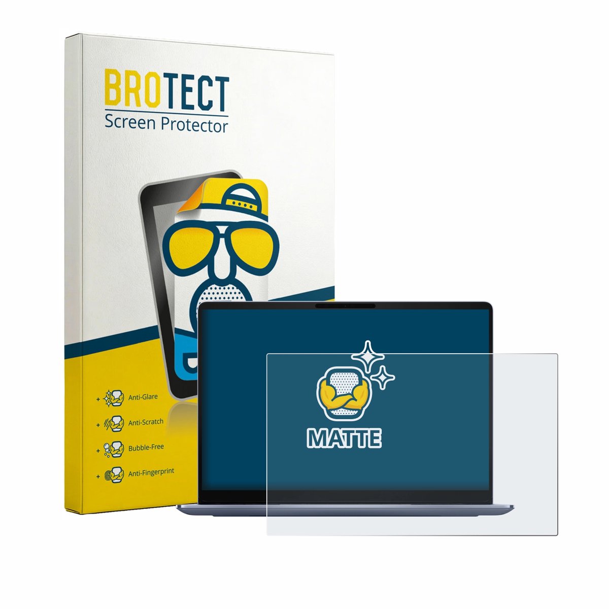 BROTECT - Screenprotector voor Dell 14S DS14260 - Folie Beschermfolie matte
