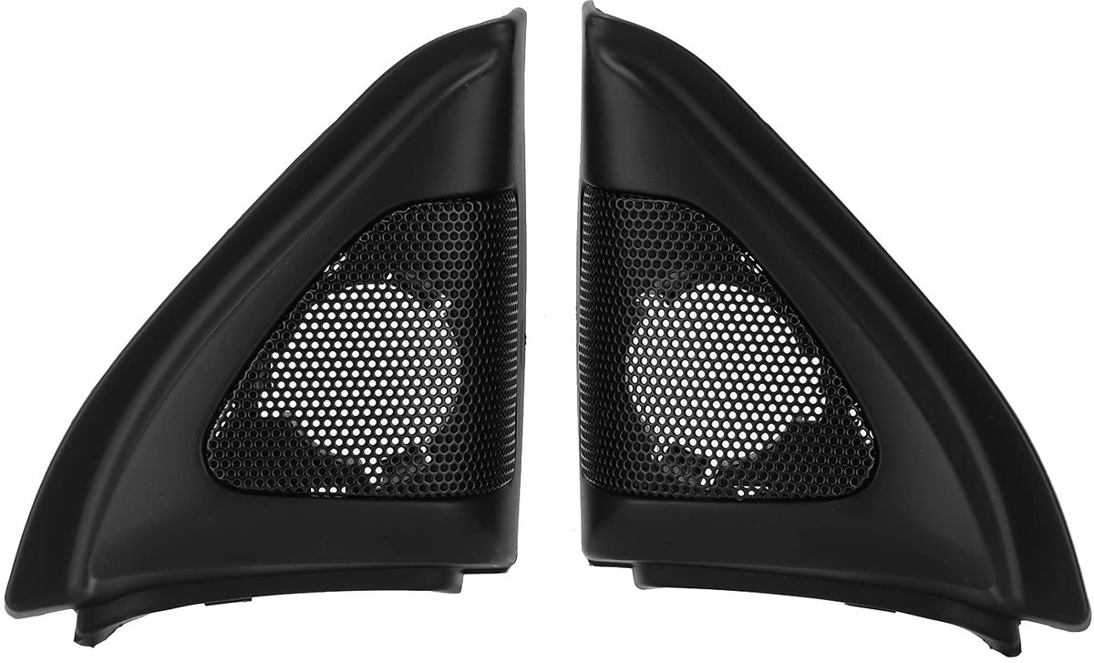 Dailygoods - Vervangende Trim Afdekking voor Luidspreker Tweeter, Zwart