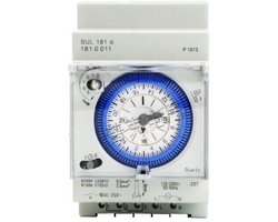 Analoge mechanische tijdschakelaar, 110V-220V, 24-uurs programmeerbaar, dagelijkse timerinstelling van 15 minuten, schakelrelais.