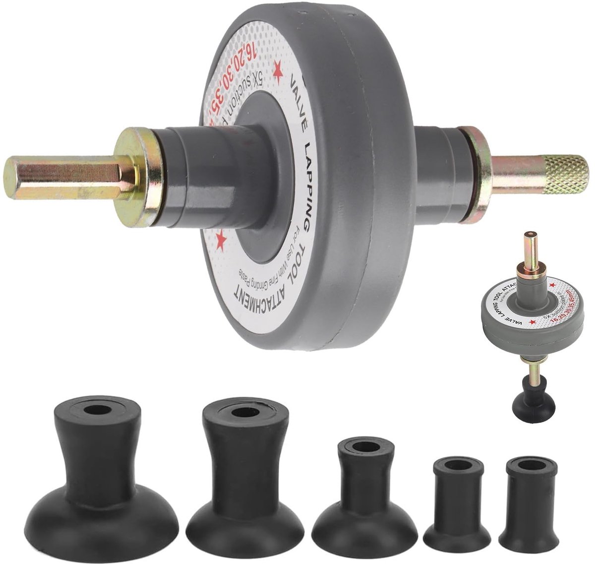 Dailygoods - Dailygoody - Kleplepgereedschap - Ventiel-opzetgereedschap - Ideaal voor slijpmotor - Universele gereedschapset - Perfect voor kleine slijpmotoren
