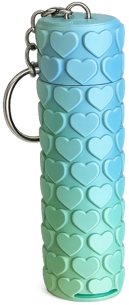 Lip Balm Houder Sleutelhanger met Hartjes – Lippenbalsem - Trendy & Handig Accessoire